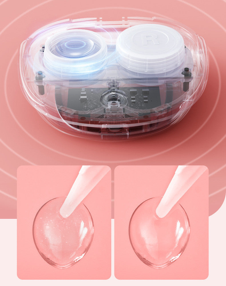 Contact Lens Storage Box Portable Automatic Cleaning Machine Ultrasonic Cleaning Machine