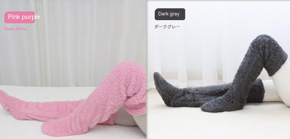 Winter Warm Cold Leg Knee Joint Cold-proof Stockings Home Floor Sleeping Socks