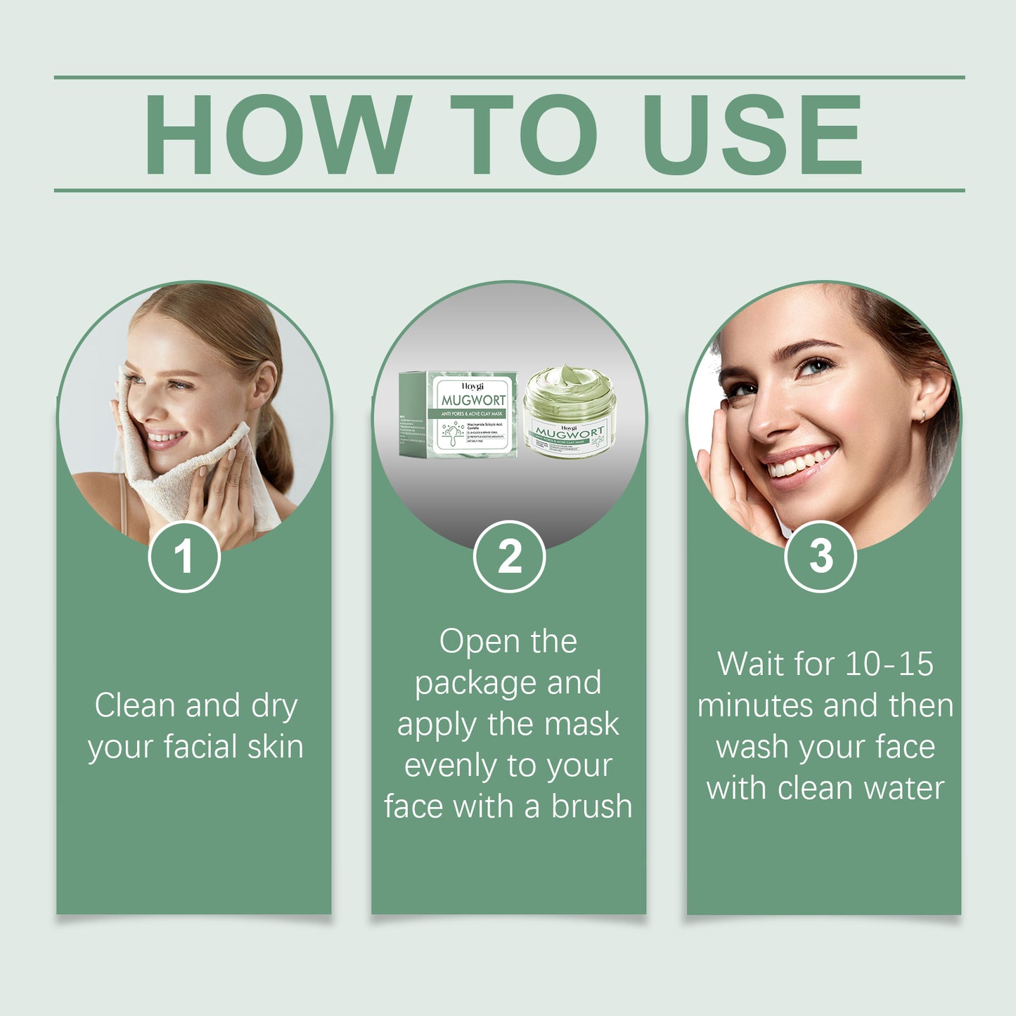 Hoygi Blackhead Green Tea Facial Cleanser Gently Cleans The Delicate Pores Of Blackheads And Moisturizes And Nourishes The Skin