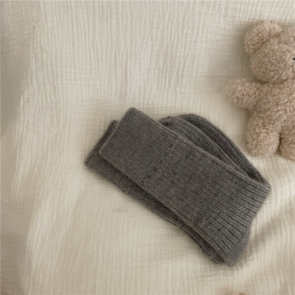 Thickened Wool Socks For Women Warm Mid-calf Length