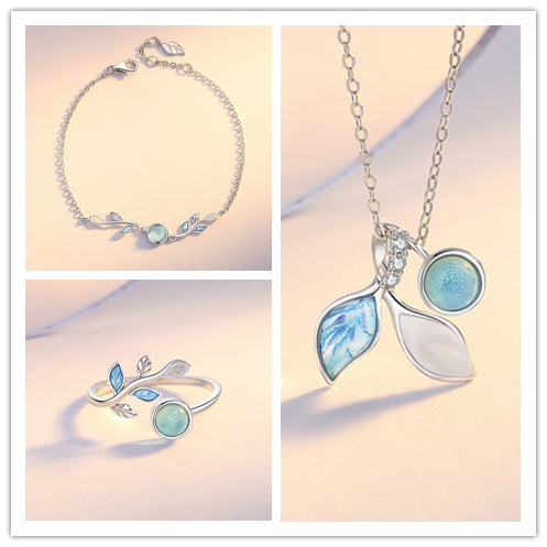 New Mori Style Leaf Necklace For Women