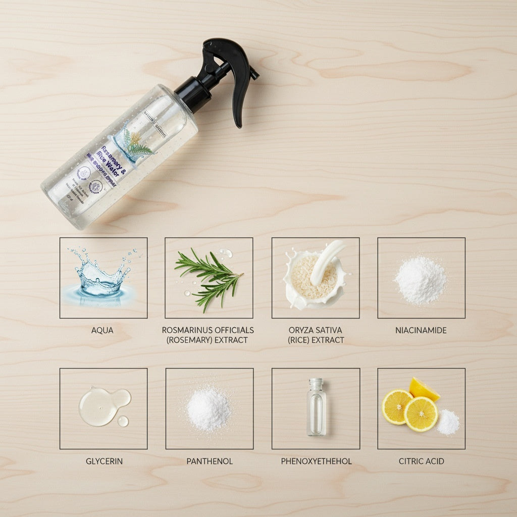 Rosemary Rice Water Hair Spray 200ml