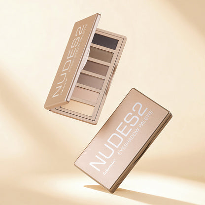 Six-Color Mini Matte Taupe Eyeshadow Palette