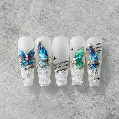 TENSOR New Technology Thin Transparent Three-dimensional Adhesive Nail Sticker