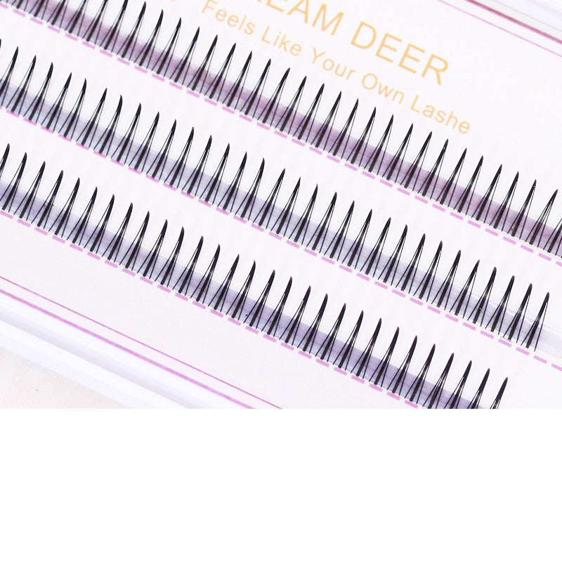 Fairy Woman's False Eyelashes Supernatural Single Cluster Grafting