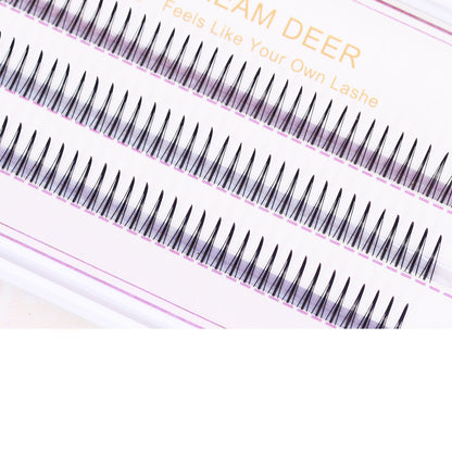 Fairy Woman's False Eyelashes Supernatural Single Cluster Grafting