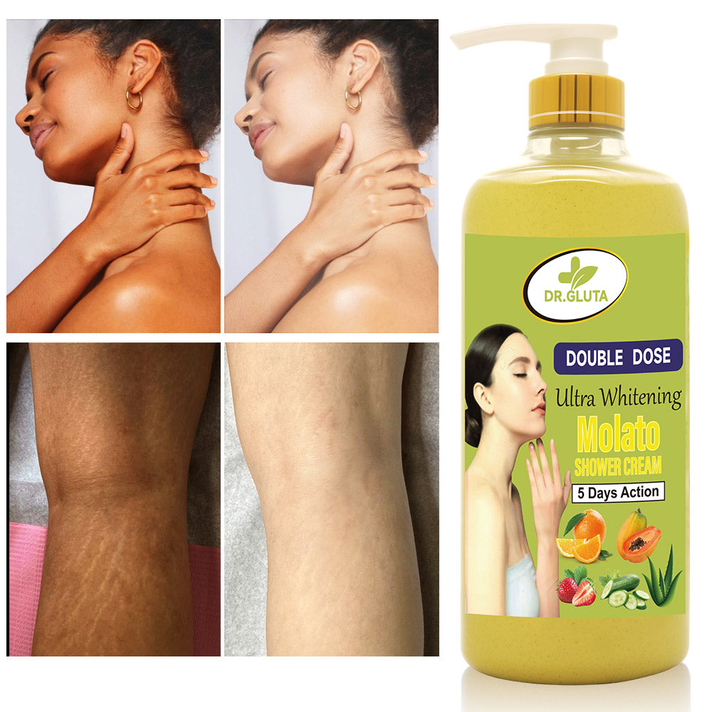 Molato Shower Gel Fruit Whitening Body Skin Care Anti-aging Ligtening Bath Wash