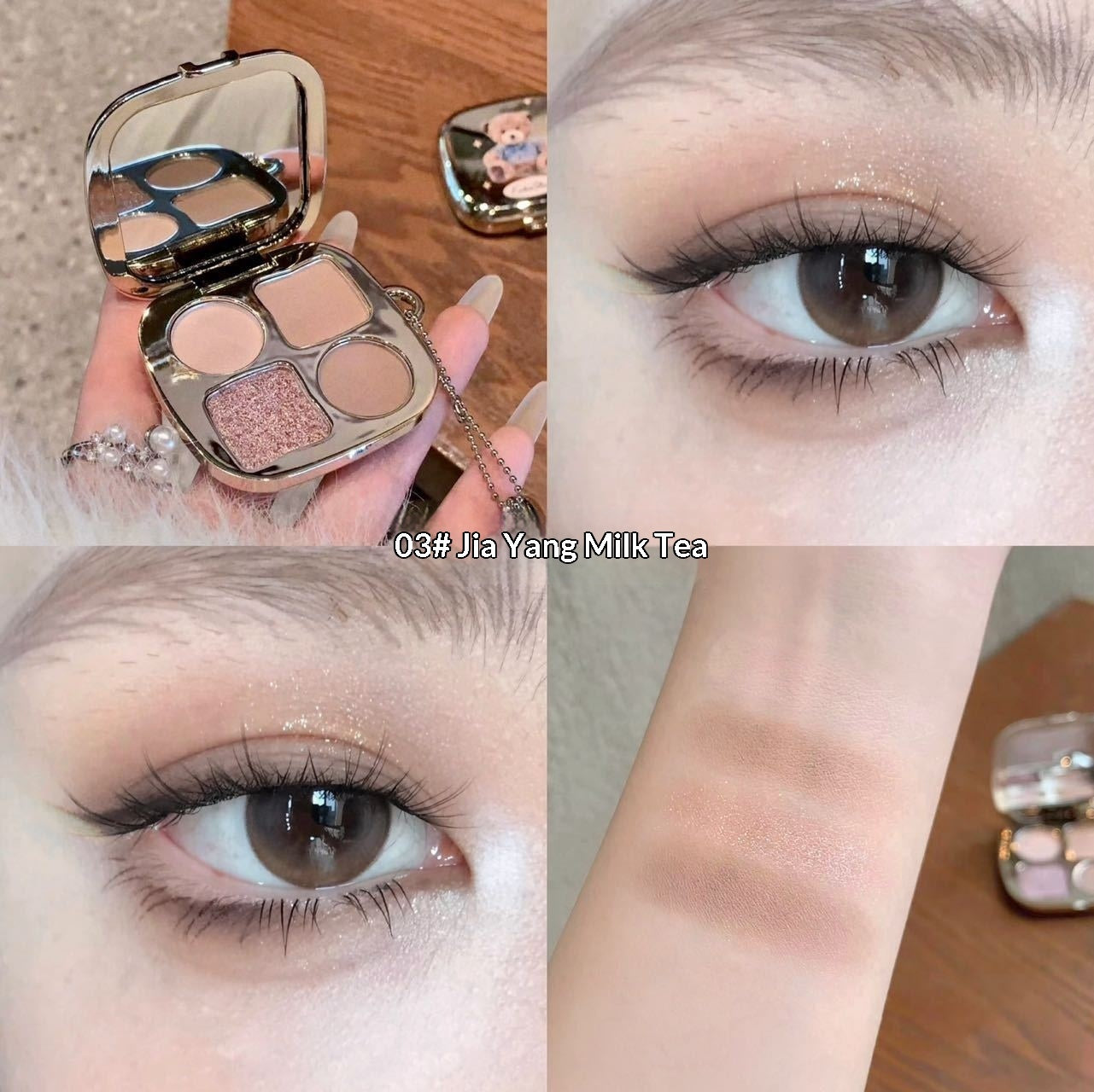 Gentle Eyeshadow Palette With Natural Vibrant Colors That Dont Fallout