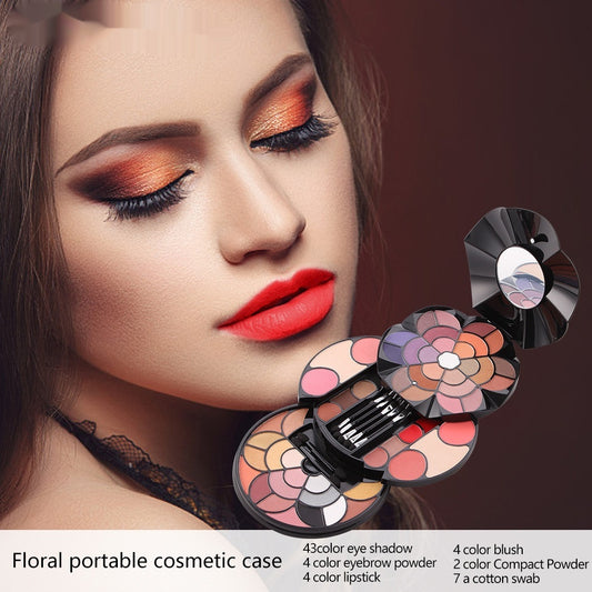 Women's Multicolor Makeup Palette Suit