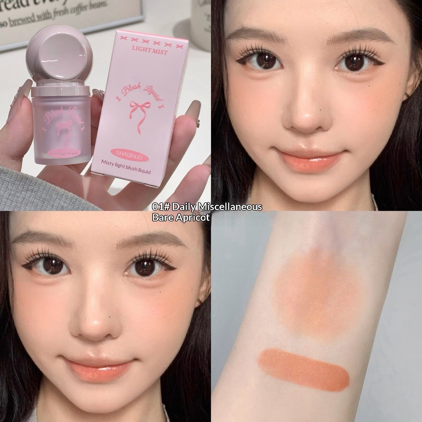 Misty Lightweight Korean-Style Radiant Liquid Blush