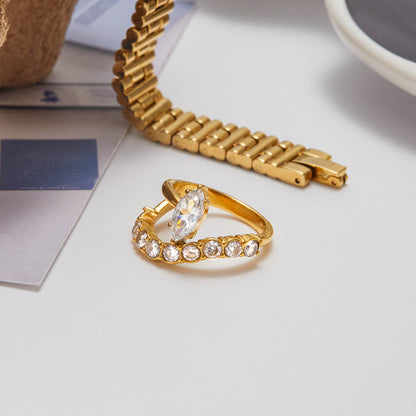 Ring Titanium Steel Non Fading Jewelry For Women