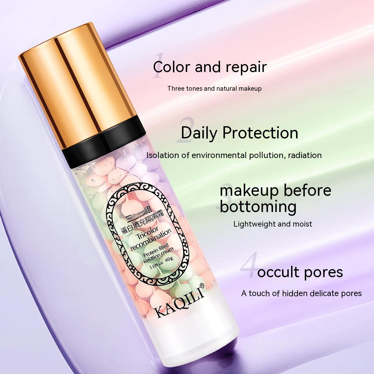 Rainbow Tricolor Makeup Base