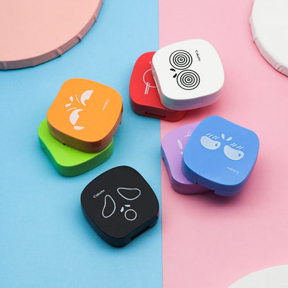 Cartoon Contact LensPortable Lens Case