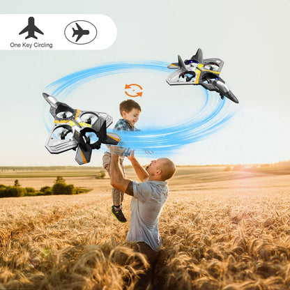 V17 Remote Control Plane 2.4Ghz Foam RC Airplanes Helicopter Quadcopter,Spinning Drone With Cool Light,Gifts For Kids Adults.Logistics Is Randomly Sent By UPS,USPS,FEDEX,Amazon Logistics.