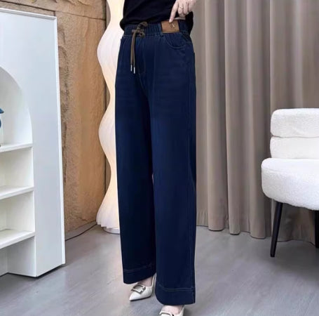 Loose Slimming Washed Denim Jeans For Women