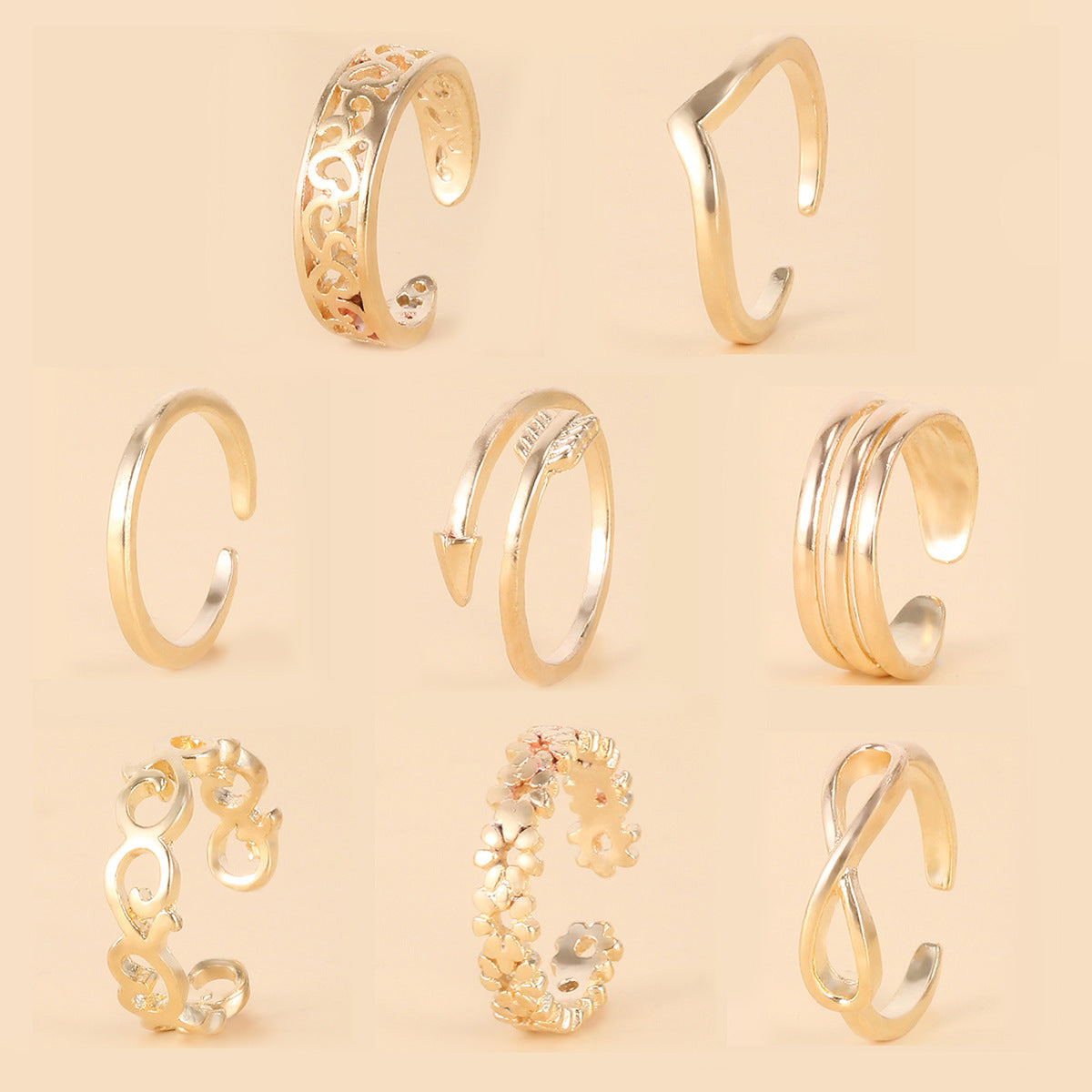 European And American Women's Beach Toe Ring