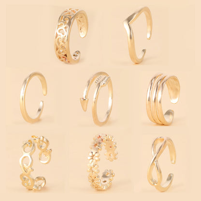 European And American Women's Beach Toe Ring
