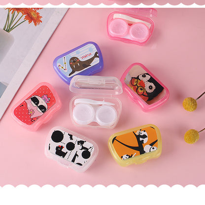 Cartoon Portable Contact Lens Case Color Lenses