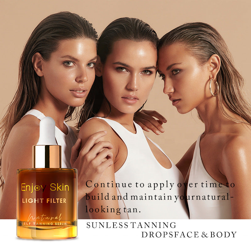 Sun Tanning Black Lotion Oil Wheat Color