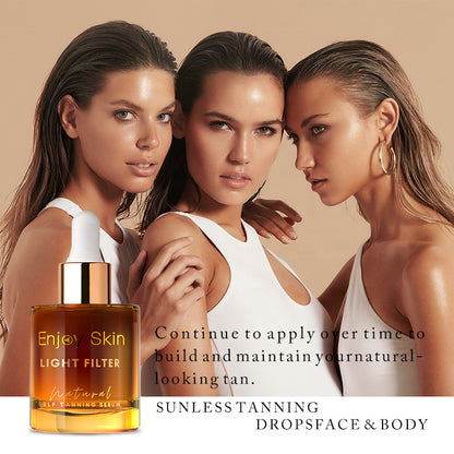 Sun Tanning Black Lotion Oil Wheat Color
