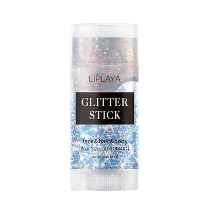 Sequins Stick Three-color Magic Eye Shadow Convenient