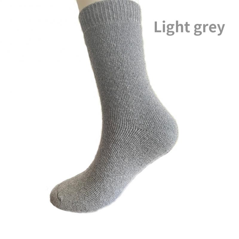 Wool Socks Thickened And Plush Warm Terry Middle Cylinder