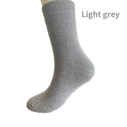 Wool Socks Thickened And Plush Warm Terry Middle Cylinder