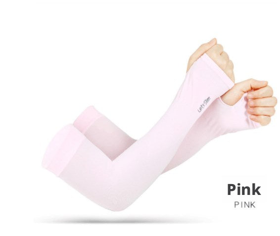 Sunscreen ice sleeves-pink-boutique bag-1 pair