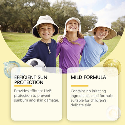 Children's Protective Stick UV Light Refreshing Not Sticky