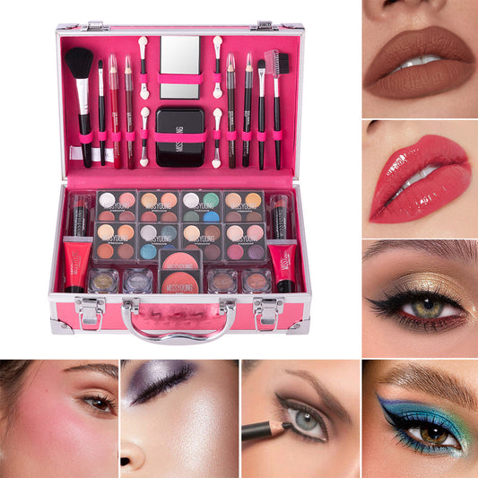Natural Long Lasting Lipstick Eye Shadow Multifunctional Makeup Set