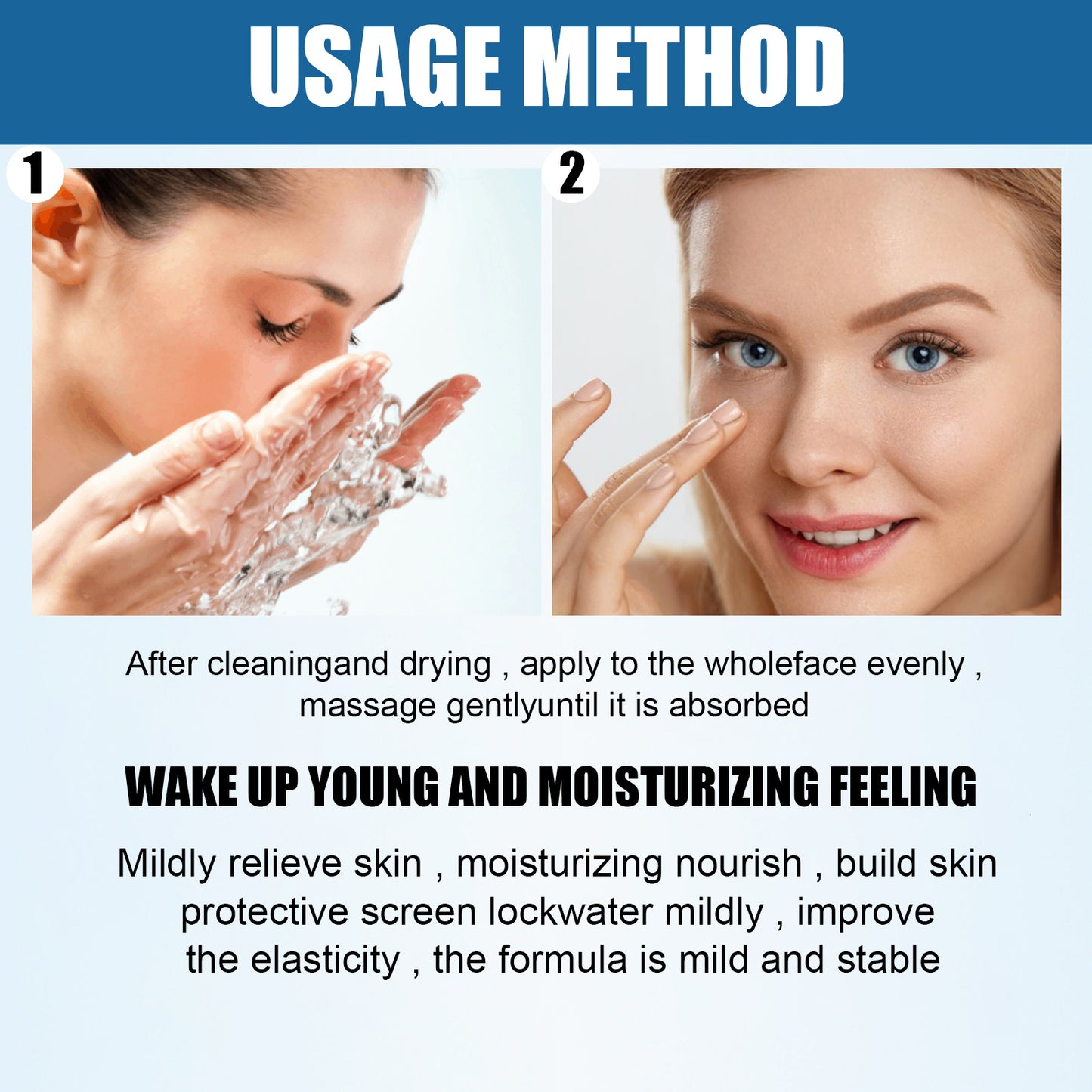 OUHOE Hydrating And Moisturizing Sleep Frozen Mask, Shrink Pores Brightens Skin, Refreshes And Moisturizes Spread Mask