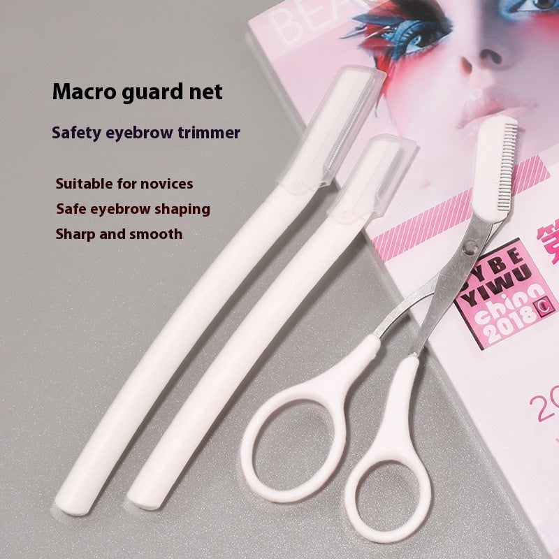 Stainless Steel Eye-brow Knife Suit Beauty Tools