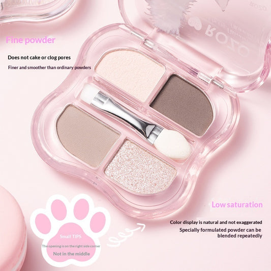 Eyeshadow Palette For Defining And Enhancing The Sleepy Cat Eye Area