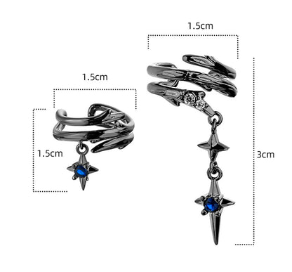 Dark Thorns Ear Clip Non-piercing Earrings