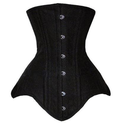 Cotton Double Steel Rib Waist Court Corset