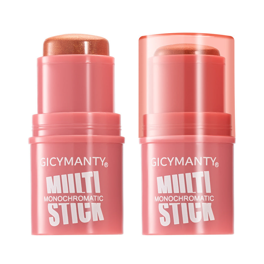 Makeup Blush Stick Facial Brightening Cream Blush Thin And Glittering Color Rendering