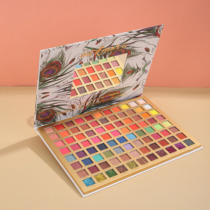 Feather 88 Color Eyeshadow European And American Makeup Palette Pearlescent Matte Gorgeous