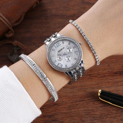 Unisex Three-piece Bracelet Watch