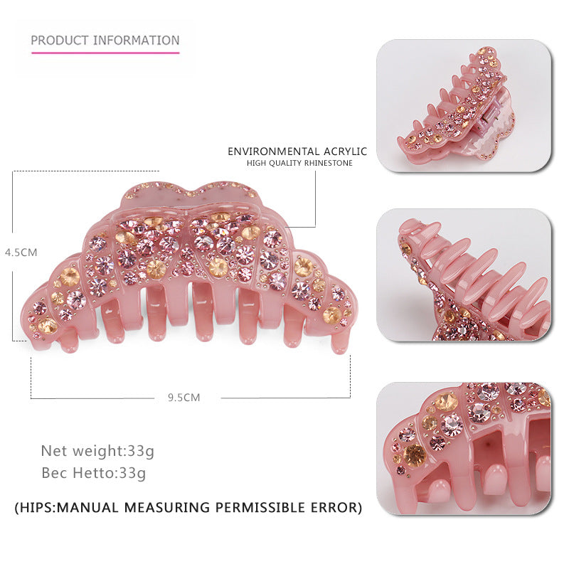 Women's Rhinestone Acetate Grip Rhinestone Hair Accessories