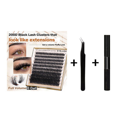 Fluffy Faux Mink Segmented Eyelashes