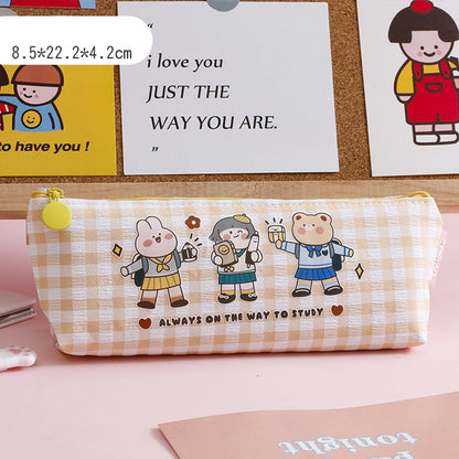 Multifunctional Girl Heart Cartoon School Bag Pencil