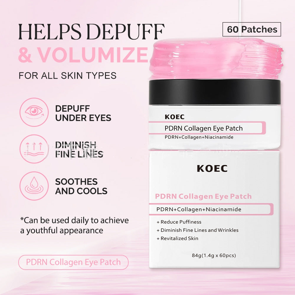 Collagen 60pcs Niacinamide Moisturizing And Nourishing Eye Mask