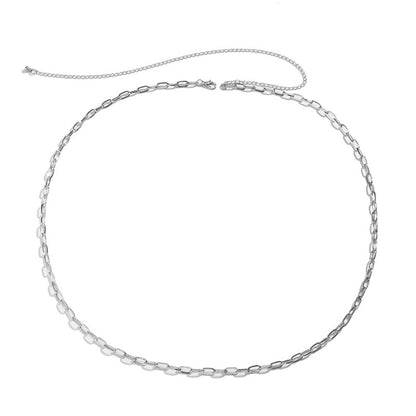 Cold Wind Single-layer Metal Chain Waist Chain