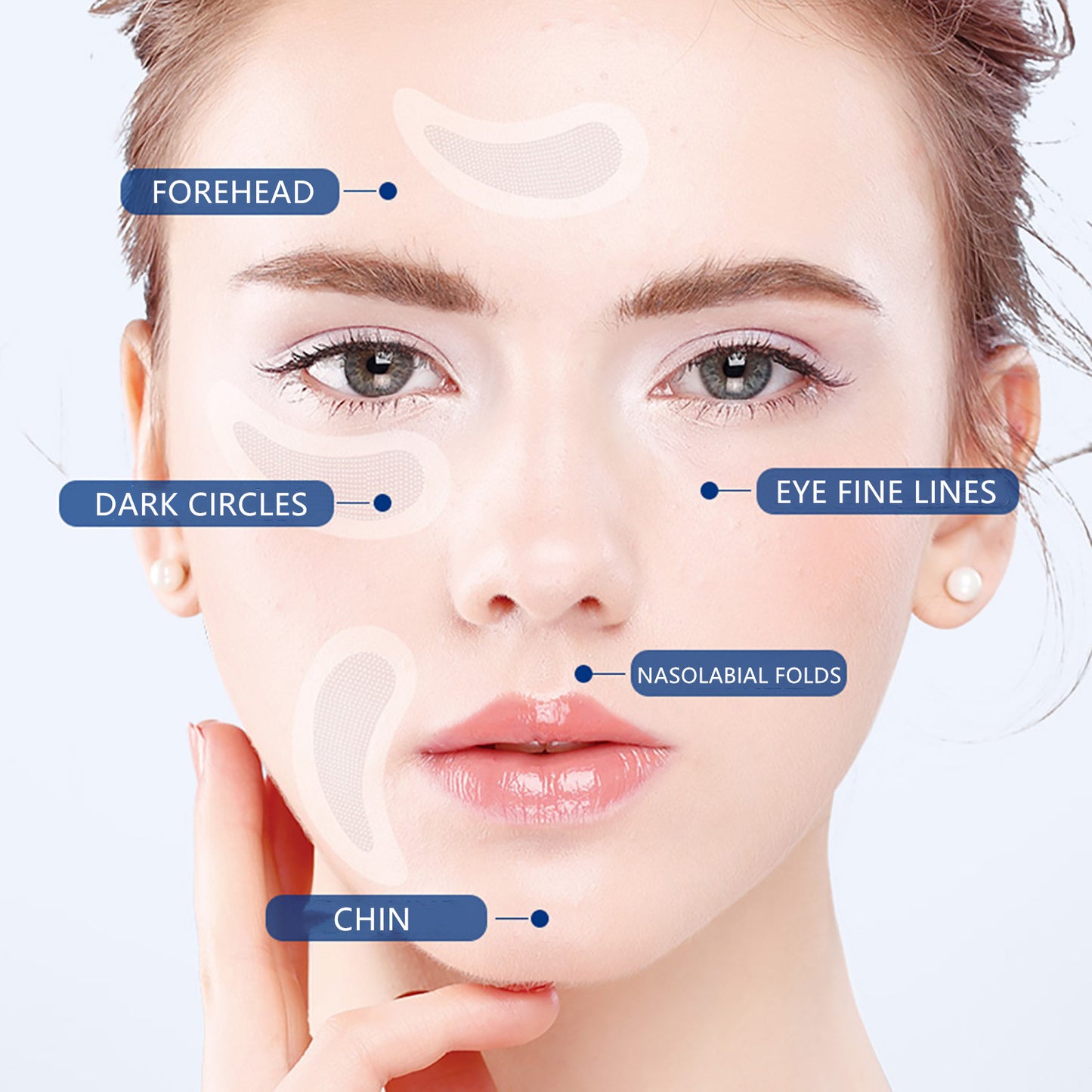 Hyaluronic Acid Line-stretching Micro-needle Eye Patch Lifts And Diminishes Fine