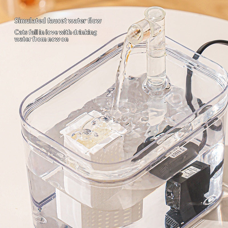 Portable Automatic Circulating Cat Water Fountain
