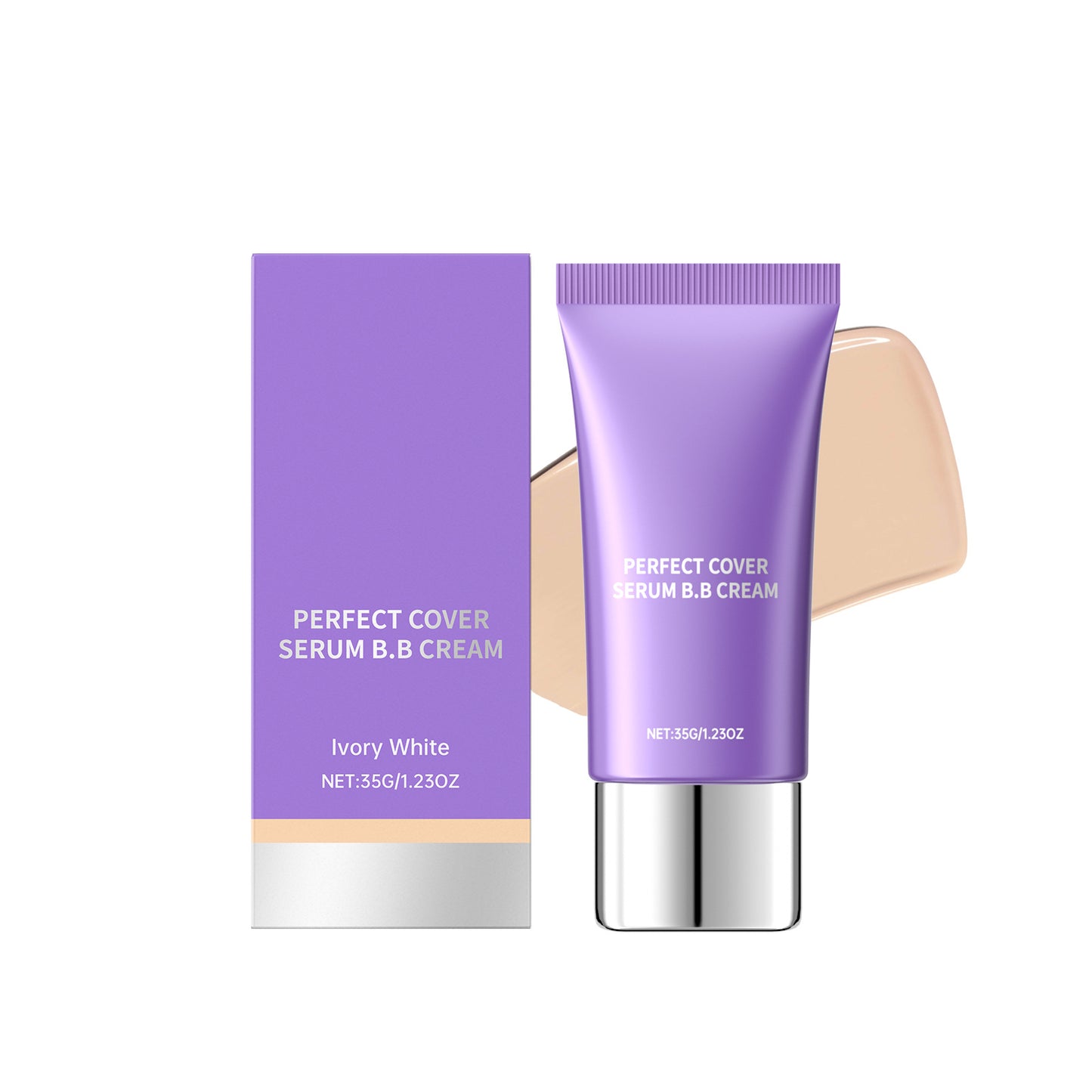 Lightweight Natural Foundation Concealer Moisturizing Makeup Fit Hydrating BB Cream