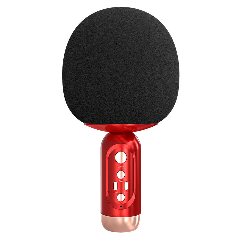 Big Mushroom Head Stereo Integrated Mobile Phone K Song Wireless Microphone