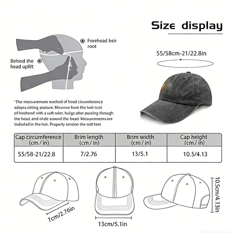 2pcs 50th Wedding Anniversary Gifts For Couple Baseball Cap For Men Women, Parents, Grandpa Grandma