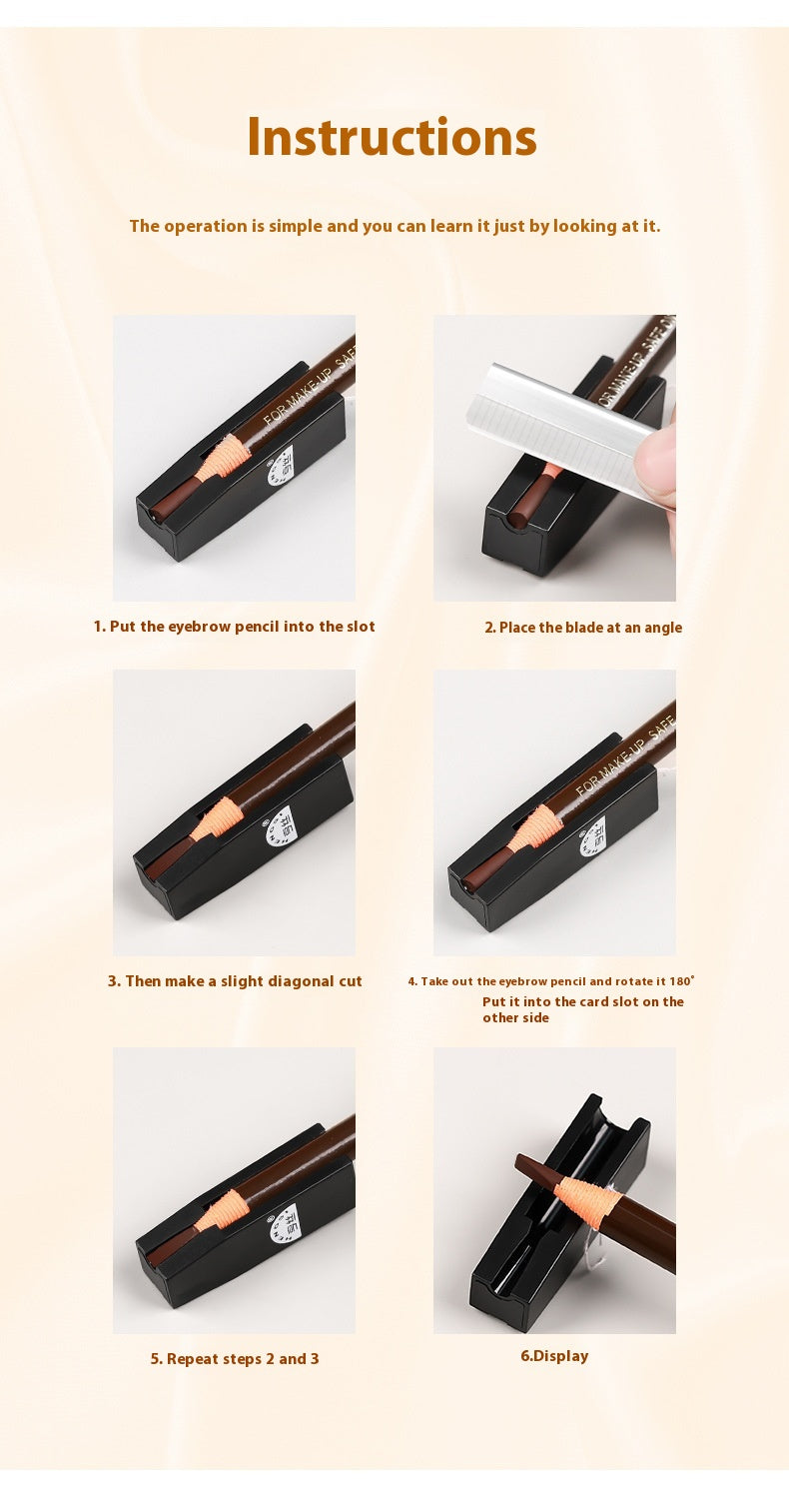 Line Drawing Eyebrow Pencil Pencil Shapper Beauty Tools