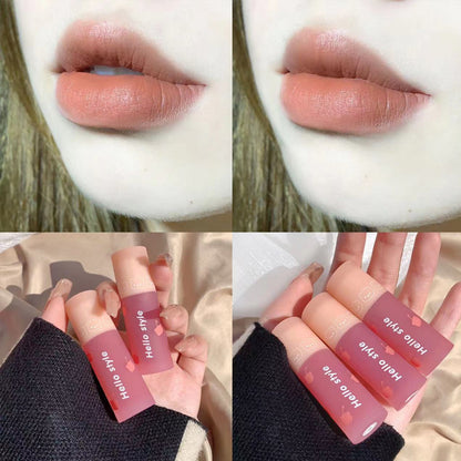 HELLOSTYLE Little Bear Soft Limited Lip Mud Girl Heart Matte Velvet Lip Lacquer